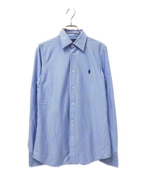 POLO RALPH LAUREN（ポロ・ラルフローレン）POLO RALPH LAUREN (ポロ・ラルフローレン) KNIT DRESS SHIRT ブルー サイズ:Sの古着・服飾アイテム