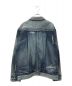 SEQUEL (シークエル) FRAGMENT DESIGN (フラグメントデザイン) DAMEGE DENIM JACKET インディゴ サイズ:L：38000円