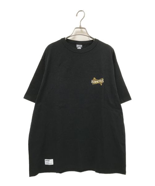 Schott（ショット）Schott (ショット) ロゴ刺繍 半袖 Tシャツ ブラック サイズ:XL 未使用品の古着・服飾アイテム