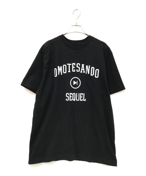 SEQUEL（シークエル）SEQUEL (シークエル) T-SHIRT OMOTESANDO ブラック サイズ:Mの古着・服飾アイテム