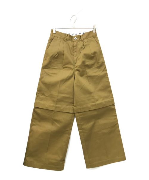 Dickies（ディッキーズ）Dickies (ディッキーズ) Adam et Rope (アダムエロペ) 別注ワイドチノパン ベージュ サイズ:36 未使用品の古着・服飾アイテム