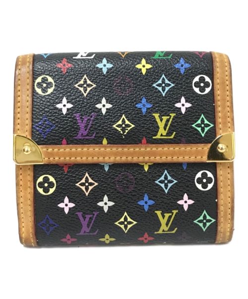 LOUIS VUITTON（ルイ ヴィトン）LOUIS VUITTON (ルイ ヴィトン) 3つ折り財布 ブラック サイズ:下記参照の古着・服飾アイテム