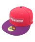 SUPREME（シュプリーム）の古着「2-Tone Box Logo New Era」｜レッド