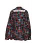 GOOD ENOUGH (グッドイナフ) MADRAS CHECK FLANNEL PATCHWORK SHIRTS レッド サイズ:3：8000円