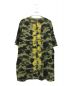 A BATHING APE (アベイシングエイプ) Dr.Martens (ドクターマーチン) コラボカモ柄プリントTシャツ オリーブ サイズ:XL：7000円