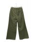 AURALEE (オーラリー) WASHED FINX CHINO WIDE TUCK PANTS オリーブ サイズ:０：5000円