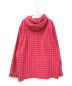 SUPREME (シュプリーム) Mini Plaid Hooded Shirt ピンク×オレンジ サイズ:L：10000円