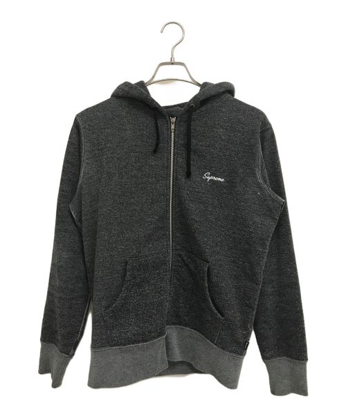 SUPREME（シュプリーム）Supreme (シュプリーム) Script Heather Zip Hoodie グレー サイズ:Smallの古着・服飾アイテム