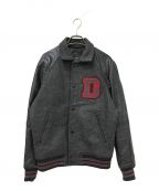 DIESELディーゼル）の古着「Varsity Jacket」｜ブラック×グレー