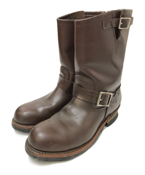 RED WING（レッドウィング）RED WING (レッドウィング) ENGINEER BOOTS ブラウン サイズ:26.5㎝の古着・服飾アイテム