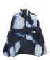 SUPREME（シュプリーム）の古着「Bleached Denim Print Fleece Jacket」｜ブルー