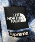 中古・古着 SUPREME (シュプリーム) THE NORTH FACE (ザ ノース フェイス) Bleached Denim Print Fleece Jacket ブルー サイズ:M：35000円