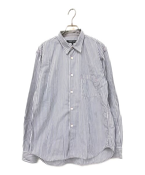 COMME des GARCONS HOMME DEUX（コムデギャルソン オム ドゥ）COMME des GARCONS HOMME DEUX (コムデギャルソン オム ドゥ) ストライプシャツ ブルー×ホワイト サイズ:Mの古着・服飾アイテム