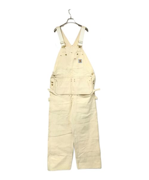 CarHartt（カーハート）CarHartt (カーハート) 80's ダック地オーバーオール アイボリー サイズ:36×44の古着・服飾アイテム