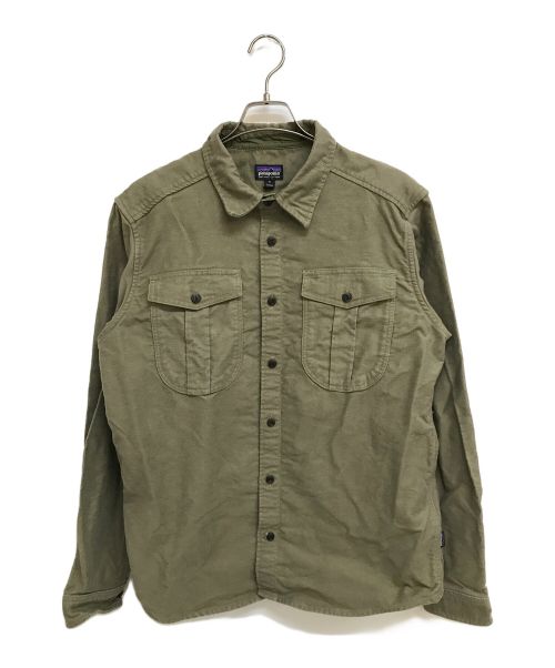 Patagonia（パタゴニア）Patagonia (パタゴニア) L/S Topo Canyon Moleskin Shirt カーキ サイズ:Mの古着・服飾アイテム