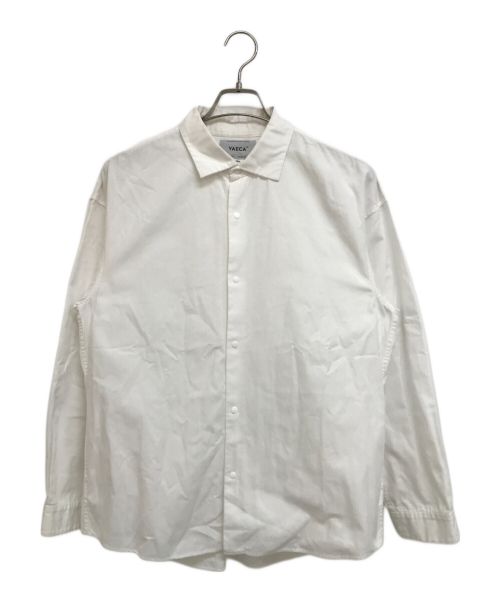 YAECA（ヤエカ）YAECA (ヤエカ) COMFORT SHIRT EXTRA WIDE ホワイト サイズ:Sの古着・服飾アイテム