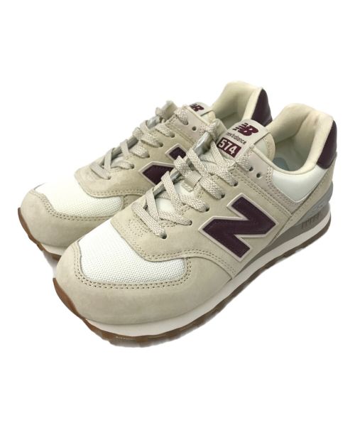 NEW BALANCE（ニューバランス）NEW BALANCE (ニューバランス) ローカットスニーカー ベージュ サイズ:23.5の古着・服飾アイテム