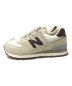 NEW BALANCE (ニューバランス) ローカットスニーカー ベージュ サイズ:23.5：6000円