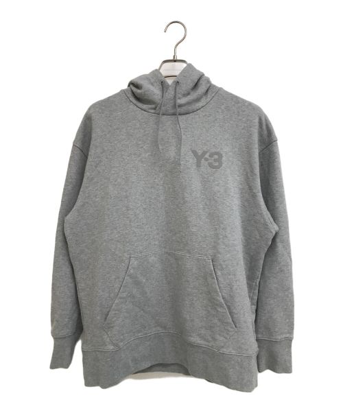 Y-3（ワイスリー）Y-3 (ワイスリー) CLASSIC CHEST LOGO HOODIE グレー サイズ:Sの古着・服飾アイテム