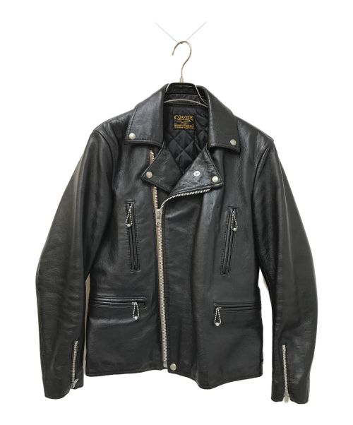 COOTIE（クーティー）COOTIE (クーティー) 3rd St Leather Jacket ブラック サイズ:Mの古着・服飾アイテム