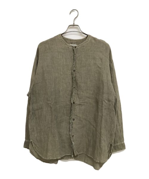 amachi.（アマチ）amachi. (アマチ) Front Cut Shirts ベージュ サイズ:6の古着・服飾アイテム