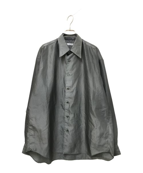 JOHN LAWRENCE SULLIVAN（ジョン ローレンス サリバン）JOHN LAWRENCE SULLIVAN (ジョンローレンスサリバン) CHAMBRAY REGULAR COLLAR SHIRT グレー サイズ:44の古着・服飾アイテム