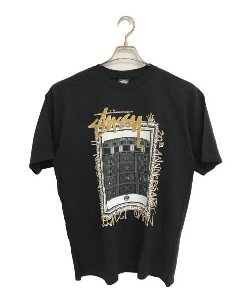 stussy（ステューシー）stussy (ステューシー) 20周年記念MIGHTY CROWN Tシャツ ブラック サイズ:Lの古着・服飾アイテム