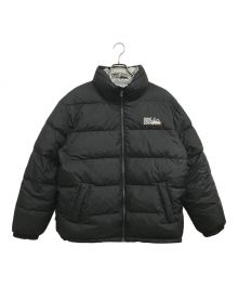 FIRST DOWN（ファーストダウン）の古着「REVERSIBLE DOWN JACKET」｜シルバー×ブラック