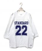 STANDARD CALIFORNIAスタンダートカルフォニア）の古着「フットボールTシャツ」｜ホワイト