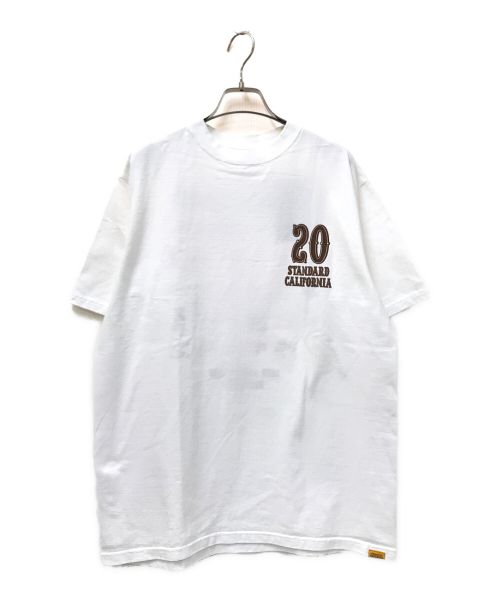 STANDARD CALIFORNIA（スタンダードカリフォルニア）STANDARD CALIFORNIA (スタンダートカルフォニア) SD 20TH ANNIVERSARY LOGO T ホワイト サイズ:Mの古着・服飾アイテム