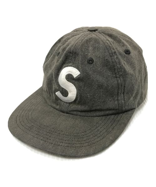 SUPREME（シュプリーム）SUPREME (シュプリーム) WASHED DENIM S LOGO 6 PANEL CAP グレー サイズ:下記参照の古着・服飾アイテム