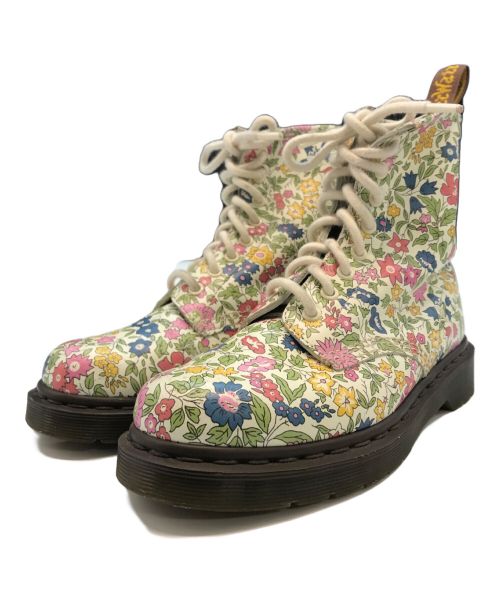 Dr.Martens（ドクターマーチン）Dr.Martens (ドクターマーチン) LIBERTY (リバティ) リバティロンドンブーツ8ホール ベージュ サイズ:US6の古着・服飾アイテム