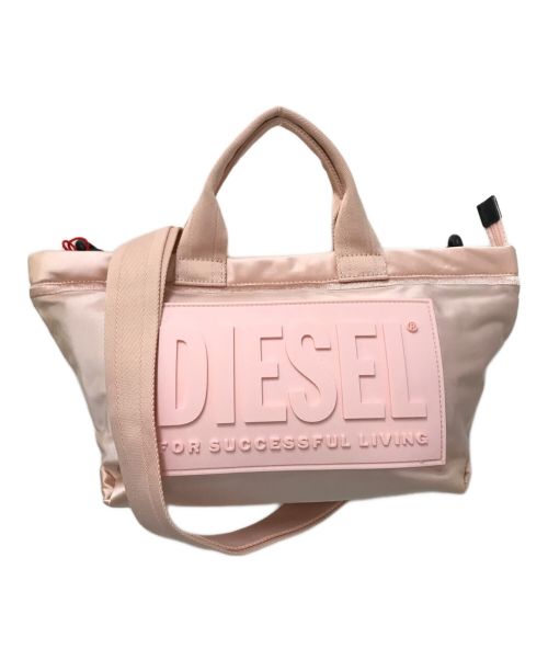 DIESEL（ディーゼル）DIESEL (ディーゼル) 2WAY スモールトートバッグ ピンク サイズ:下記参照の古着・服飾アイテム