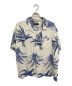 stussy（ステューシー）の古着「CACTUS RAYON SHIRT」｜ホワイト×ブルー