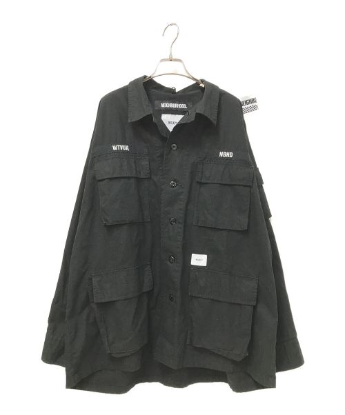 NEIGHBORHOOD（ネイバーフッド）NEIGHBORHOOD (ネイバーフッド) WTAPS (ダブルタップス) JUNGLE LS/SHIRT ブラック サイズ:X03の古着・服飾アイテム