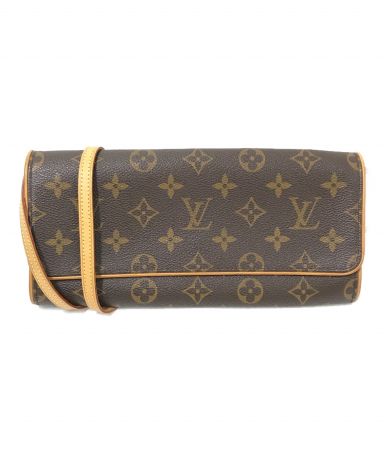 LOUIS VUITTON (ルイ ヴィトン) ポシェットツインGM ブラウン サイズ:下記参照 レディース ショルダーバッグ 中古・古着