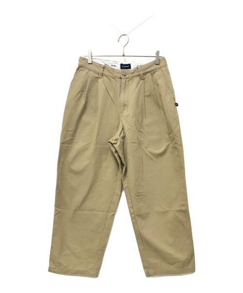 DESCENDANT（ディセンダント）DESCENDANT (ディセンダント) DC-3 ORGANIC COTTON TWILL TROUSERS ベージュ サイズ:2の古着・服飾アイテム