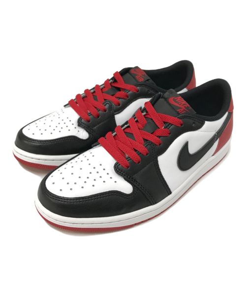 NIKE（ナイキ）NIKE (ナイキ) AIR JORDAN 1 RETRO LOW OG レッド×ブラック サイズ:27.0㎝ 未使用品の古着・服飾アイテム