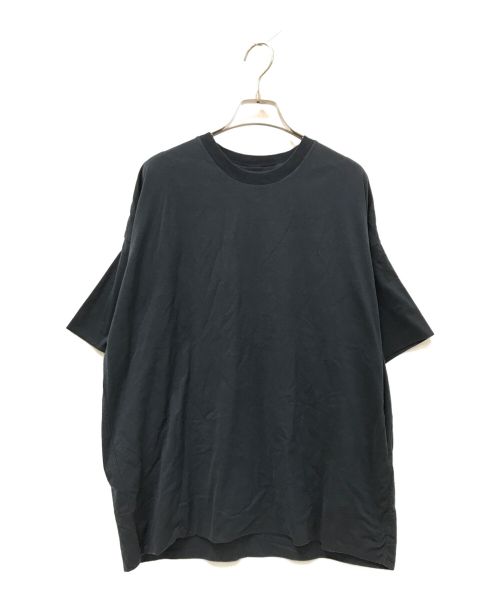 AURALEE（オーラリー）AURALEE (オーラリー) HIGH GAUGE DOUBLE CLOTH TEE ブラック サイズ:3の古着・服飾アイテム