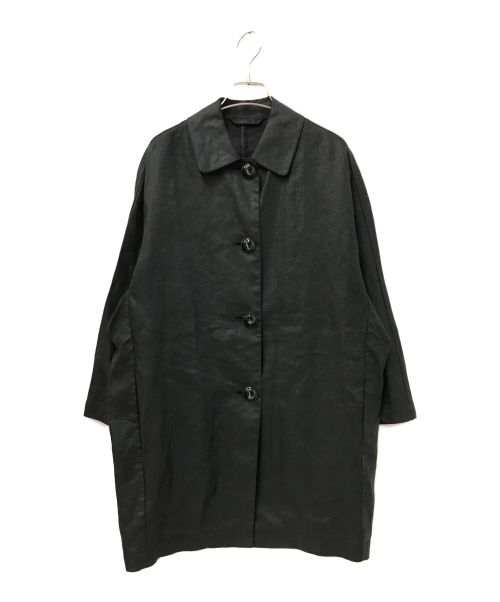 MACKINTOSH（マッキントッシュ）MACKINTOSH (マッキントッシュ) リネンコート ブラック サイズ:34の古着・服飾アイテム