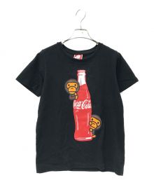 A BATHING APE（アベイシングエイプ）の古着「プリントTシャツ」｜ブラック