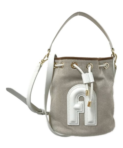 FURLA（フルラ）FURLA (フルラ) CLIO MINI 2way バッグ ベージュ サイズ:下記参照の古着・服飾アイテム