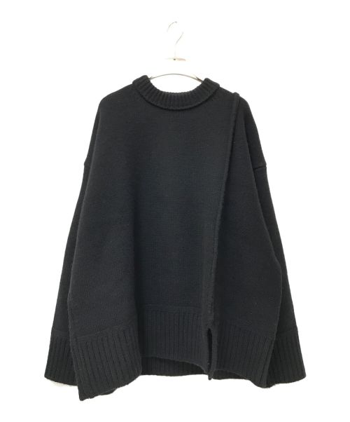 CITY（シティ）CITY (シティ) INSIDEOUT KNIT ブラック サイズ:1の古着・服飾アイテム