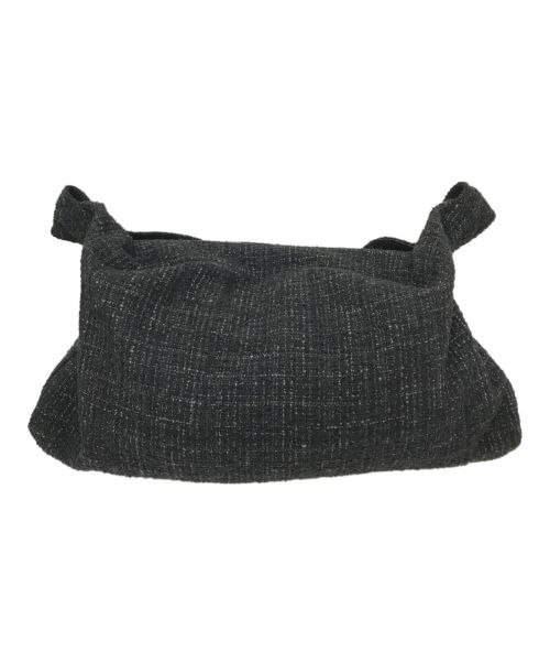 LIDnM（リドム）LIDnM (リドム) TWEED 3D LARGE BAG ブラック サイズ:Fの古着・服飾アイテム