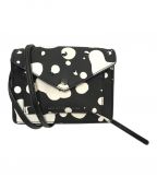 Marc by Marc Jacobsマークバイマークジェイコブス）の古着「Cow Printed Bag」｜ブラック