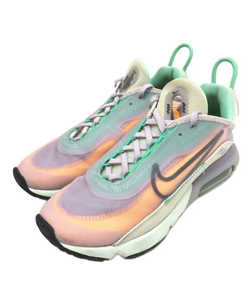 NIKE（ナイキ）NIKE (ナイキ) W AIR MAX 2090 グリーン×パープル サイズ:23.5cmの古着・服飾アイテム