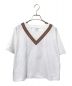 BURBERRY LONDON (バーバリーロンドン) リボンプリントTシャツ ホワイト サイズ:164cm：6000円