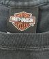 中古・古着 HARLEY-DAVIDSON (ハーレーダビッドソン) Hanes (ヘインズ) 両面プリントTシャツ ブラック サイズ:下記参照：3980円