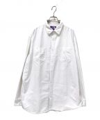 THE NORTHFACE PURPLELABELザ・ノースフェイス パープルレーベル）の古着「Cotton Polyester OX Work Shirt」｜ホワイト