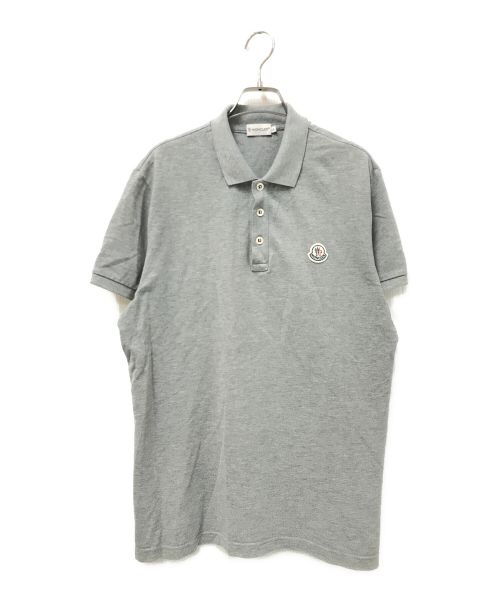 MONCLER（モンクレール）MONCLER (モンクレール) MAGLIA POLO MANICA CORTA グレー サイズ:Lの古着・服飾アイテム